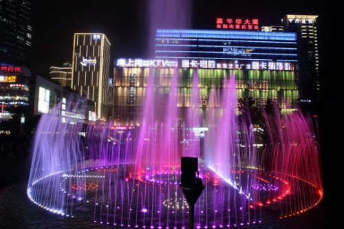 重庆观音桥音乐喷泉